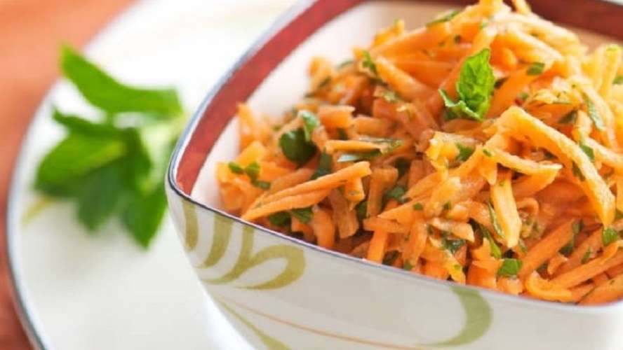 Ensalada de zanahoria con mandarina