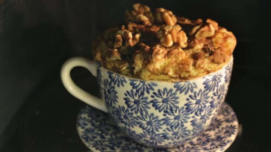 Mug cake de zanahoria