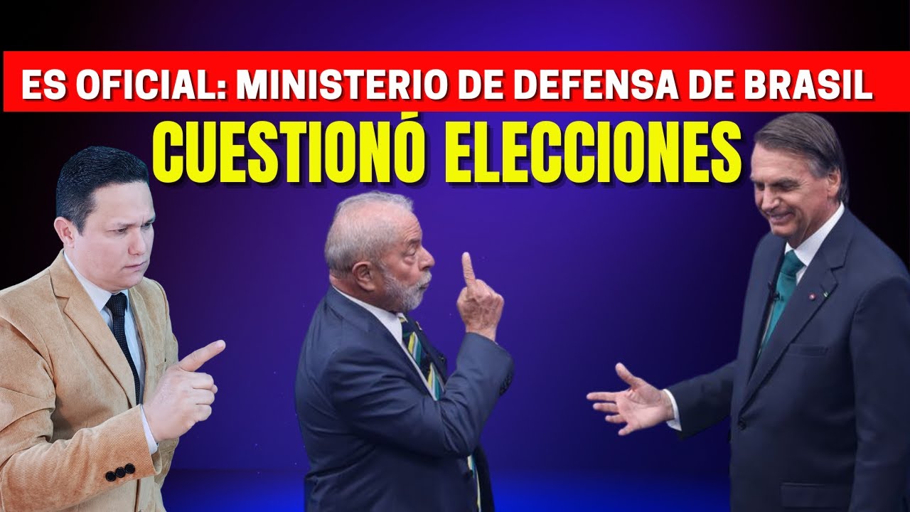 Ministerio Defensa Brasil anomalías en elecciones