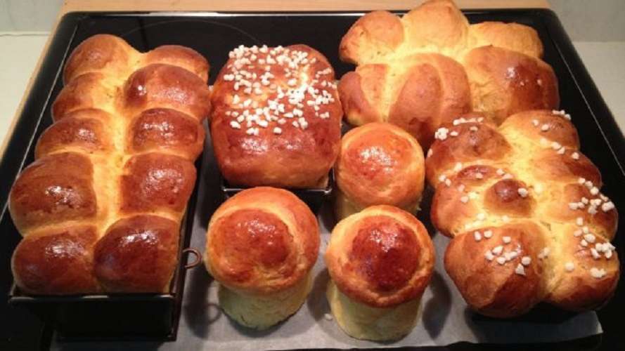 Pan brioche con yogur griego