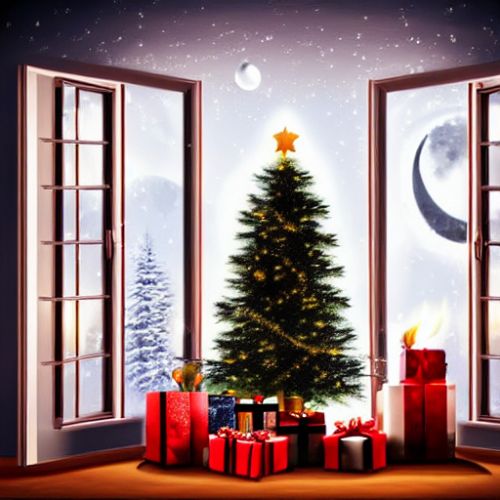 Tarjeta de navidad generada con inteligencia artificial 11 de 15