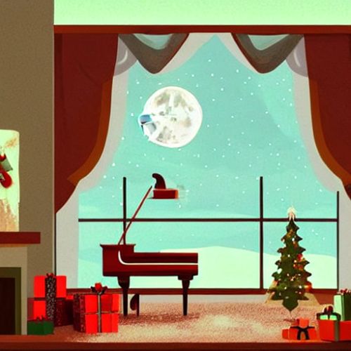 Tarjeta de navidad generada con inteligencia artificial 12 de 15