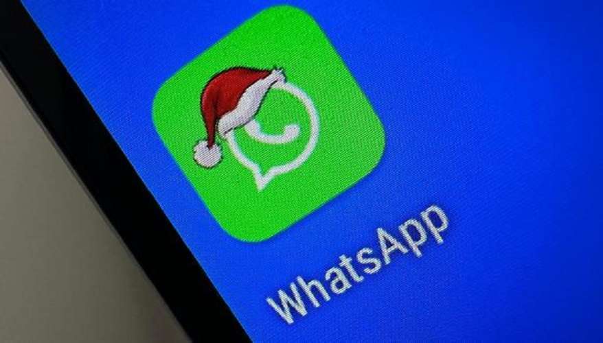 Modo Navidad en WhatsApp