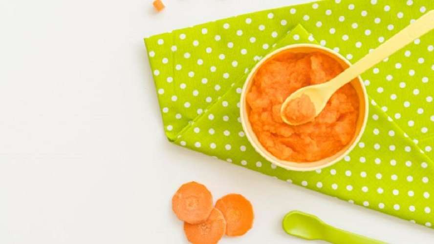 Púre de brócoli con zanahoria