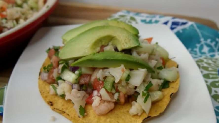 Ceviche de coliflor