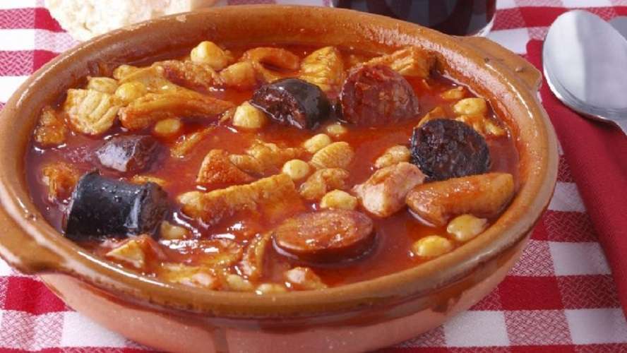 Callos con garbanzos