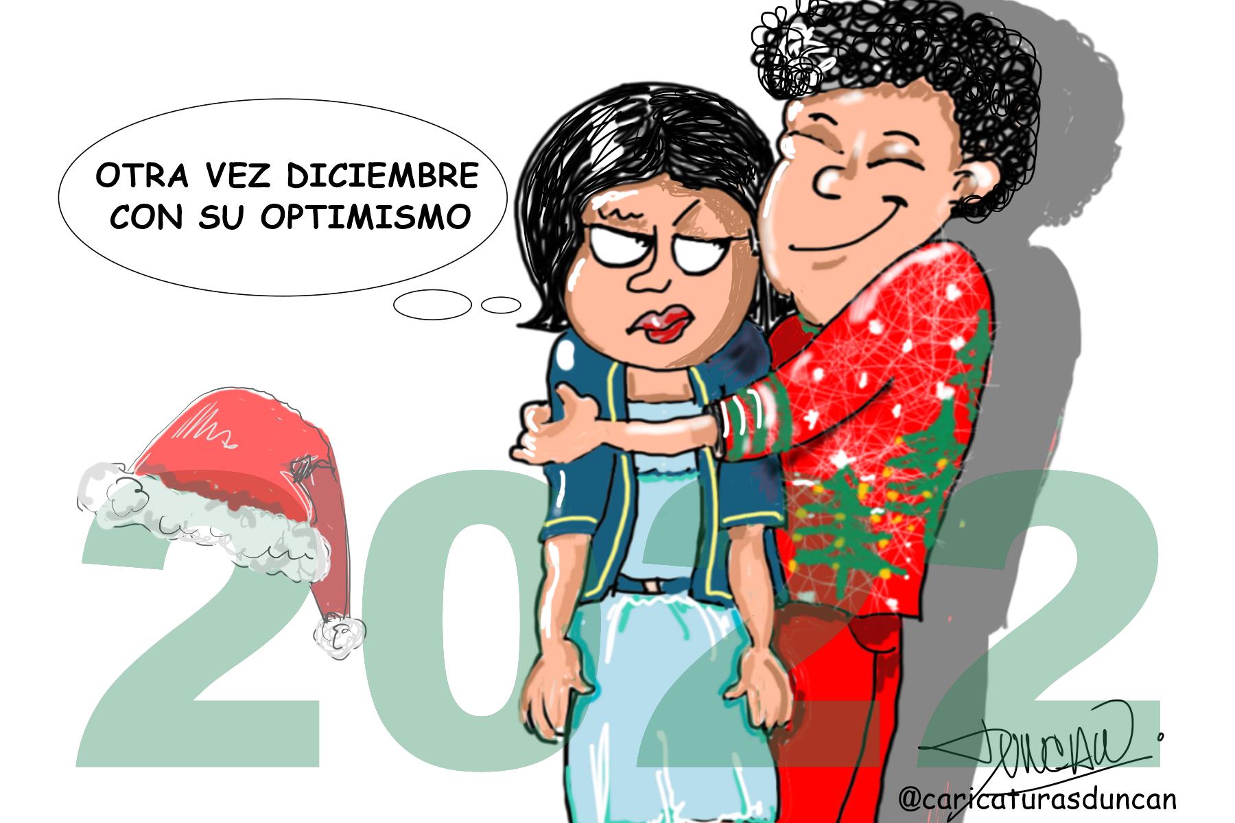 Llegó - Caricatura de Duncan