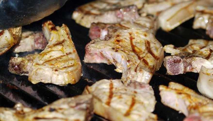 Chuletas de cerdo a la mostaza