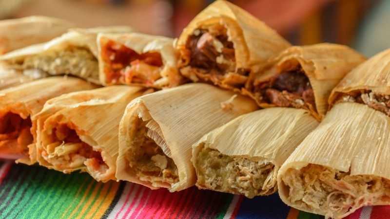 Tamales de carne de res
