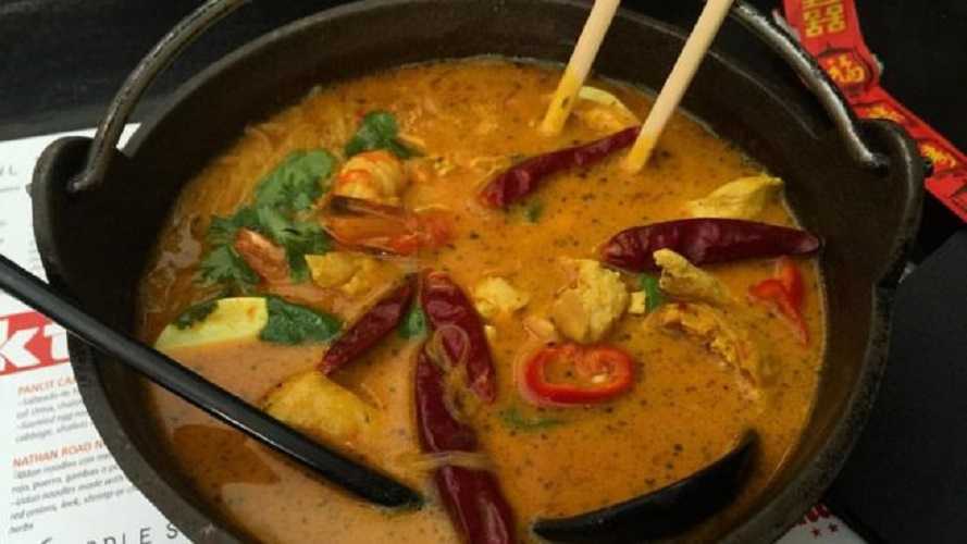 Sopa de fideos Laksa