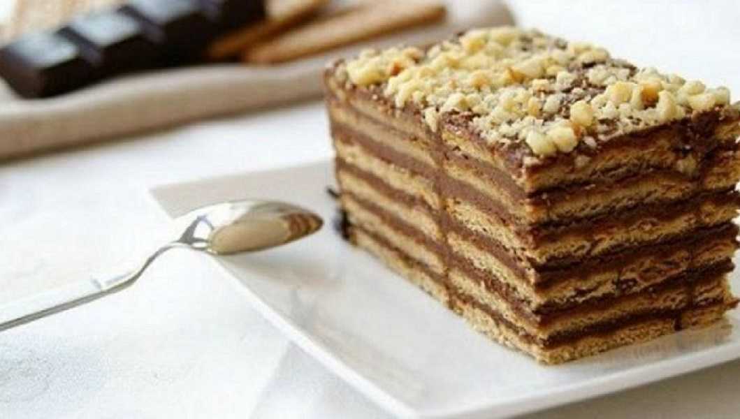 Pastel cremoso con galletas de chocolate: así se prepara