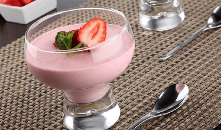 Gelatina de tres leches sabor fresa