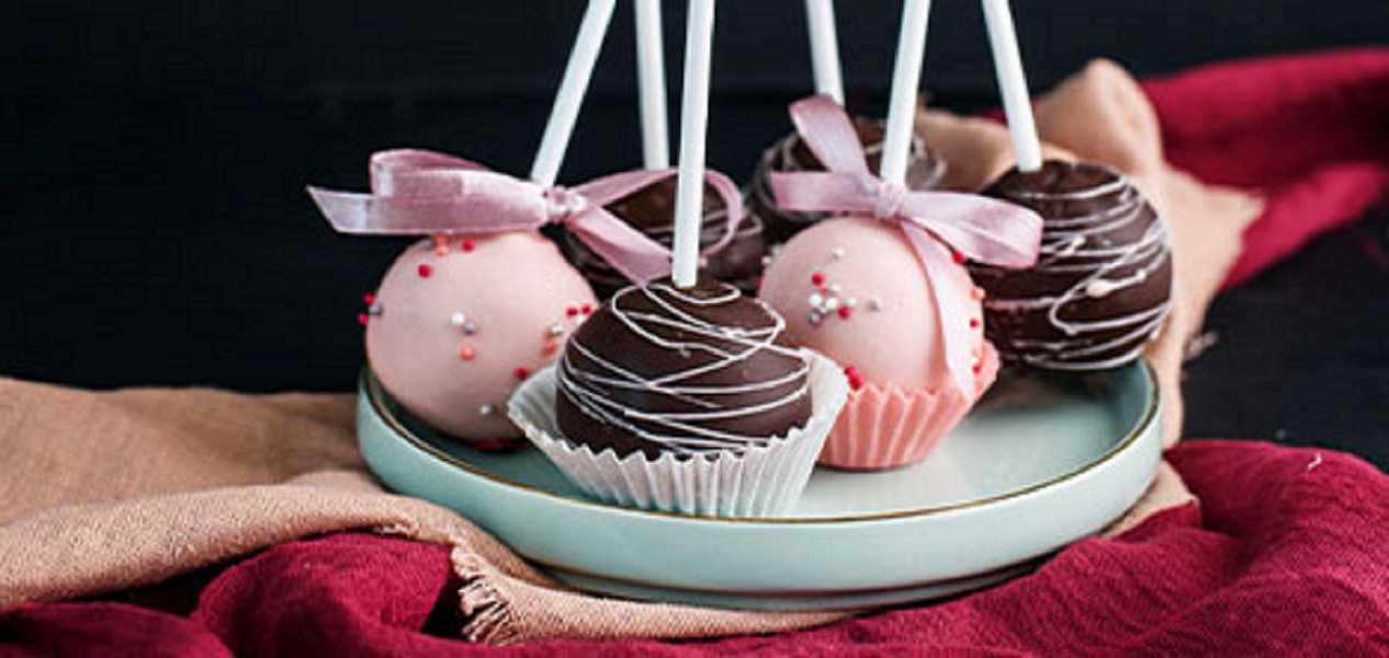 Cake pops para regalar en San Valentín
