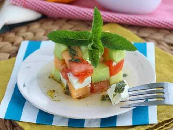 Ensalada casera de Rubik