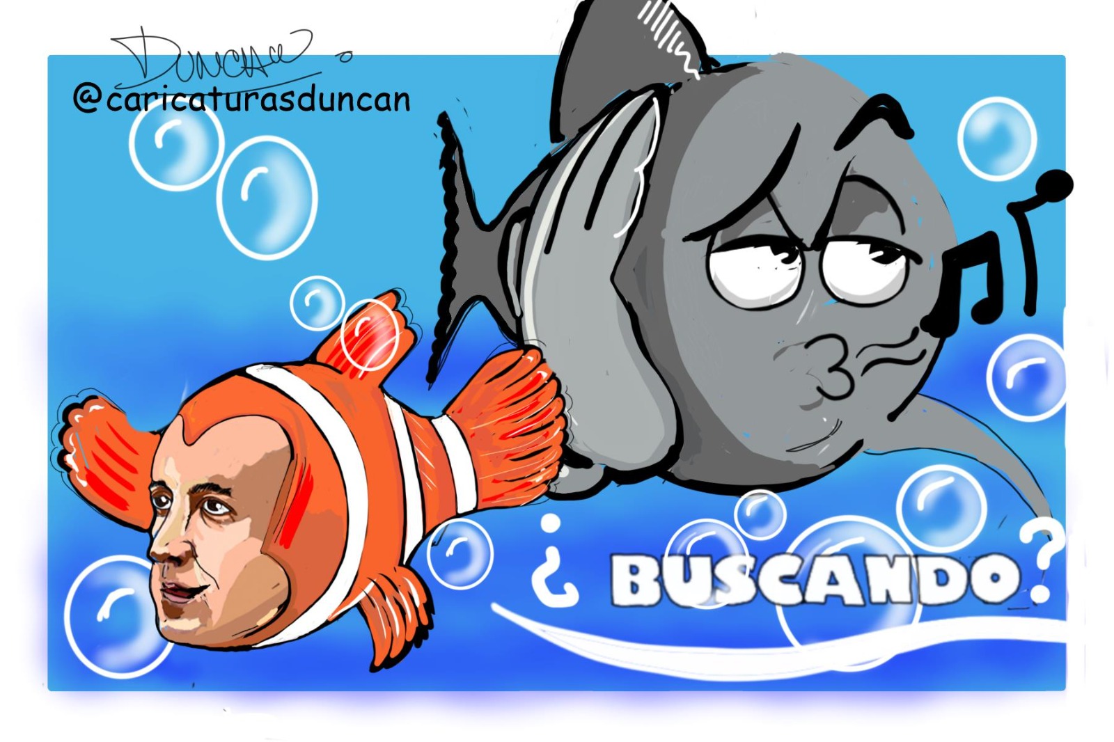 Buscando - Caricatura de Duncan