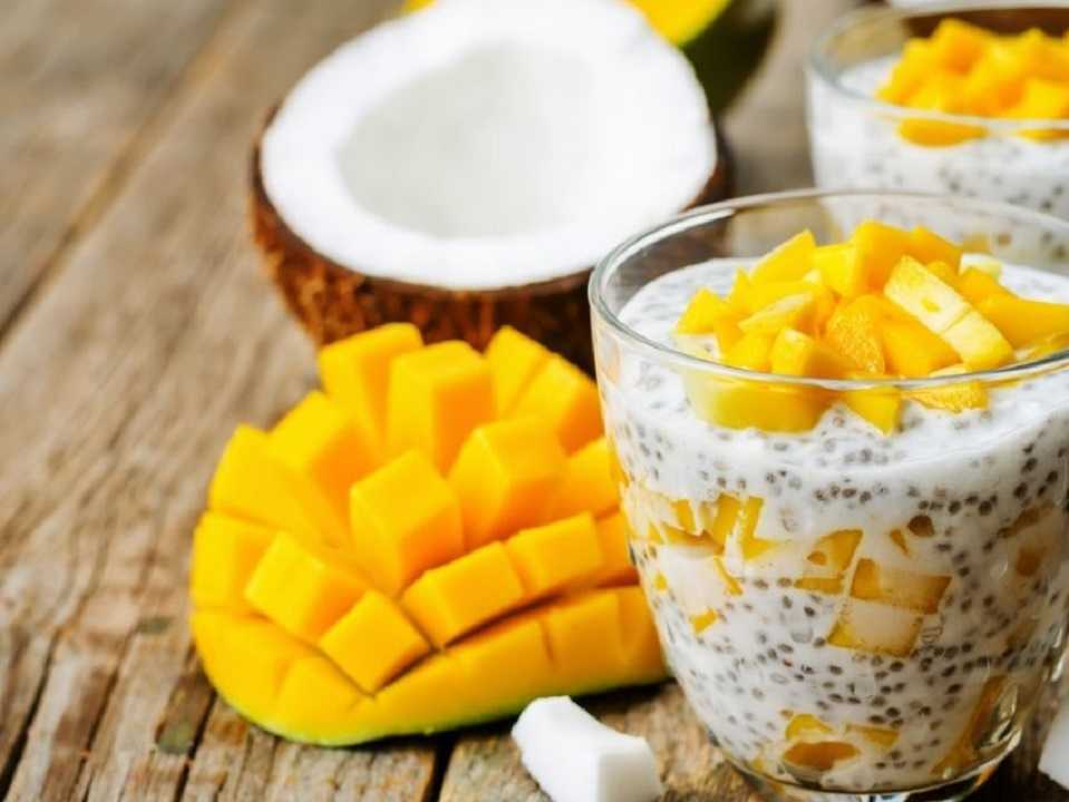 Pudin de mango con semillas de chía: así se prepara esta receta