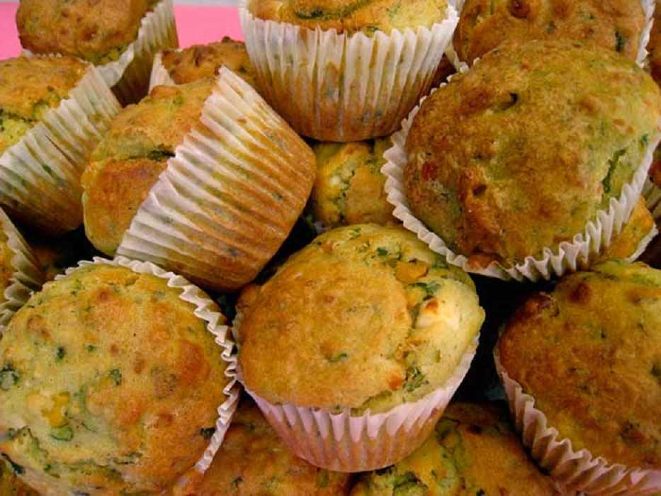 Muffins de espinacas: delicioso snack esponjoso