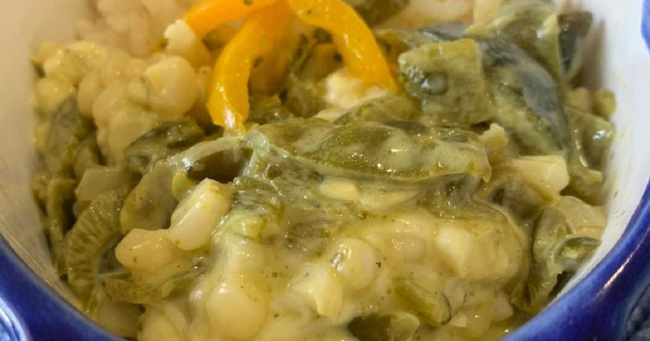 Rajas poblanas con queso panela: así se prepara esta receta