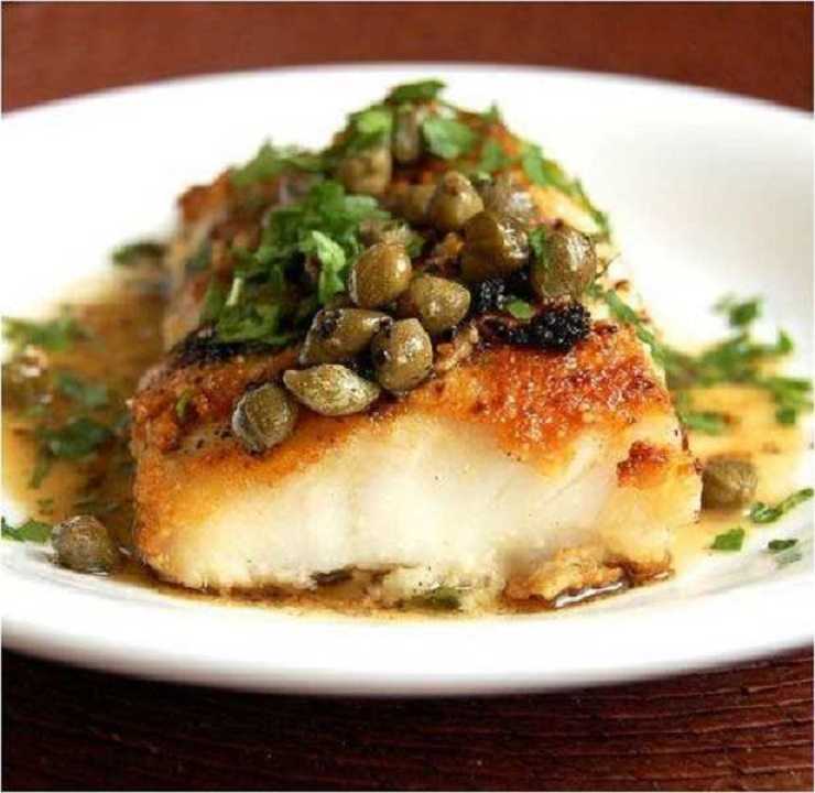 Pescado al horno con limón y alcaparras: así se prepara