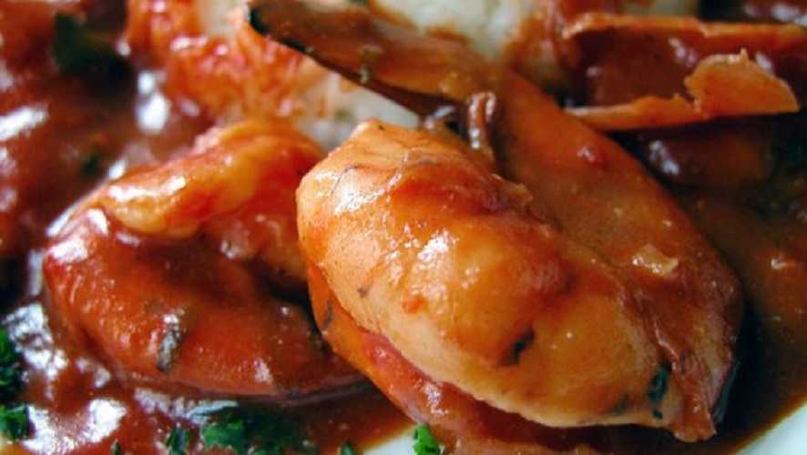 Camarones con tequila y lima