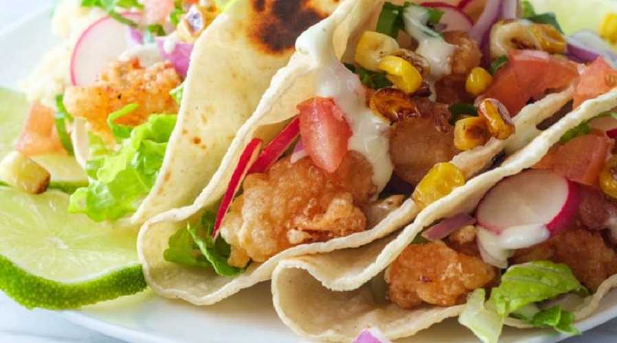Tacos de camarón