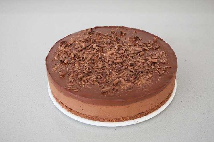 Cheesecake de chocolate