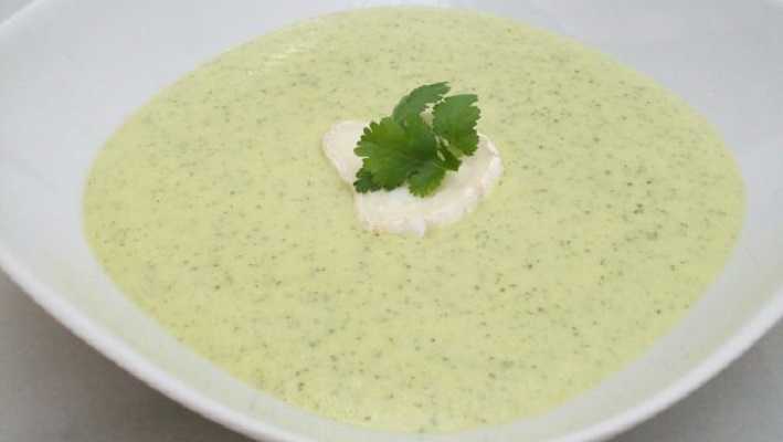 Crema de calabacín y puerros