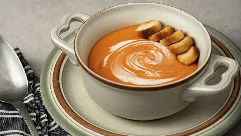 Crema de pimientos con chipotle