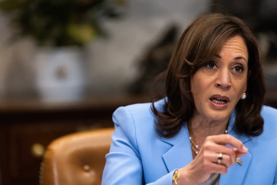 Kamala Harris, vicepresidenta de Estados Unidos. EFE/EPA/Julia Nikhinson/Pool
