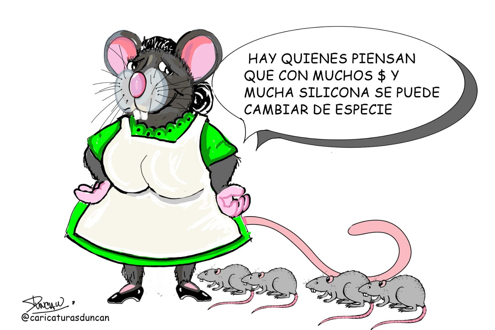 Ratas - Caricatura de Duncan