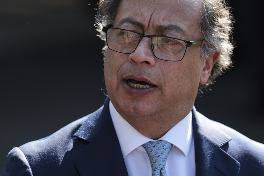 Gustavo Petro, presidente de Colombia, en una imagen de archivo. EFE/EPA/Oliver Contreras/Pool