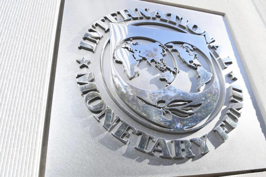 Imagen de archivo del logo del Fondo Monetario Internacional. EFE/Lenin Nolly.