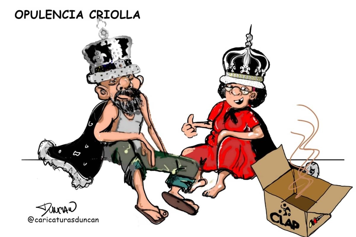 Opulencia criolla - Caricatura de Duncan