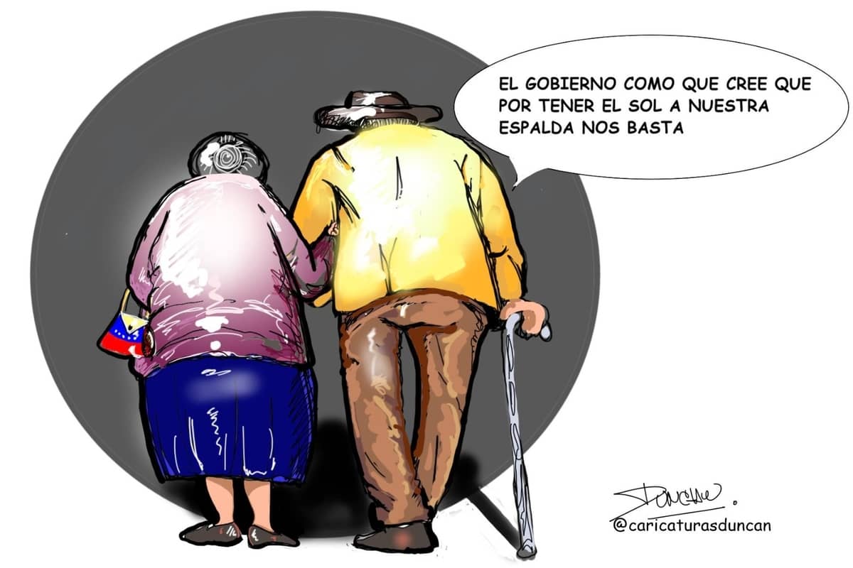 A nuestra espalda - Caricatura de Duncan