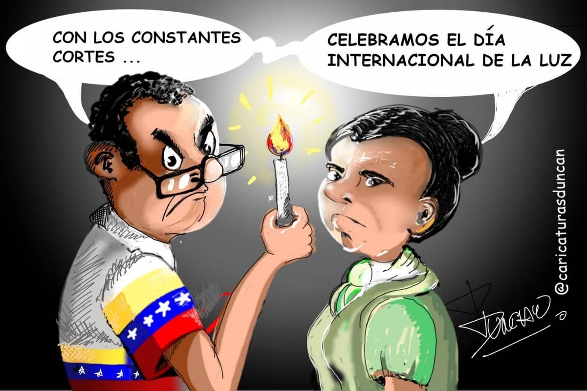 Celebrando - Caricatura de Duncan