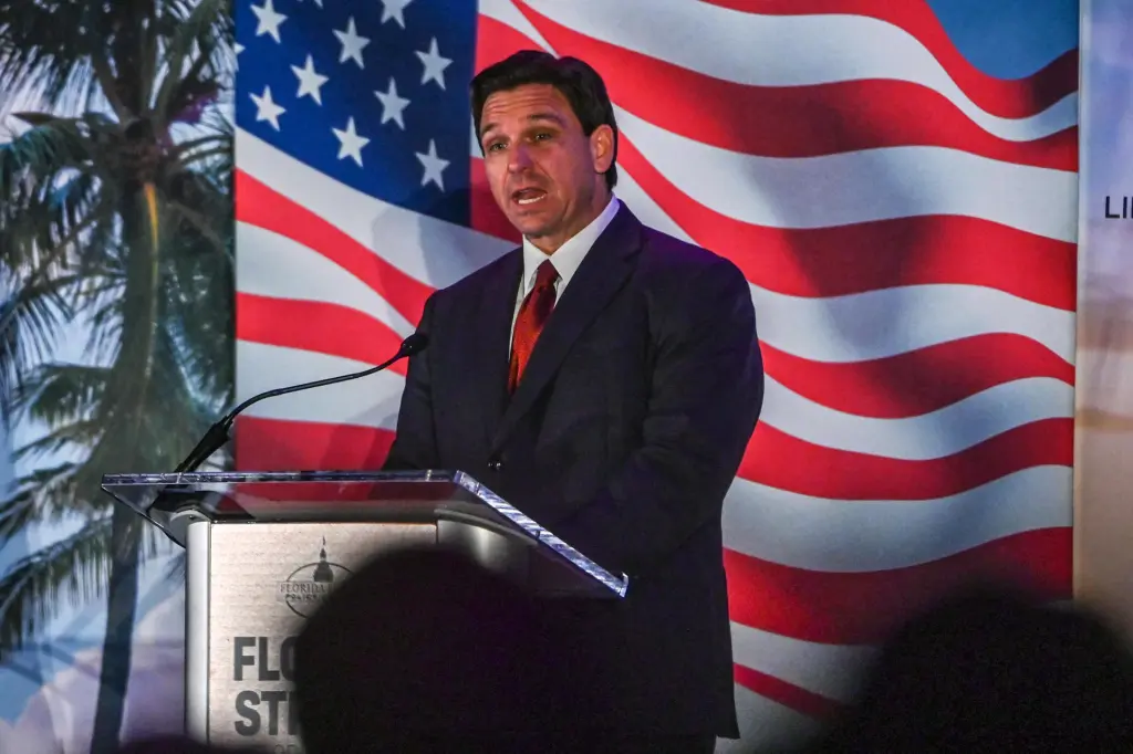 El gobernador de Florida, el republicano Ron DeSantis, en una fotografía de archivo. EFE/Giorgio Viera