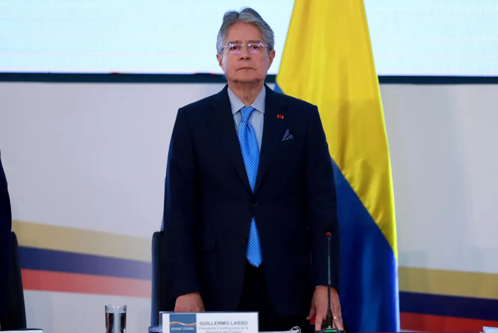 El presidente de Ecuador, Guillermo Lasso, en una fotografía de archivo. EFE/José Jácome