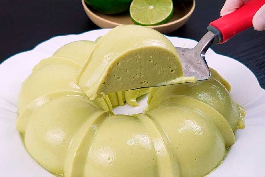 Gelatina cremosa de aguacate: deliciosa y muy fácil de preparar
