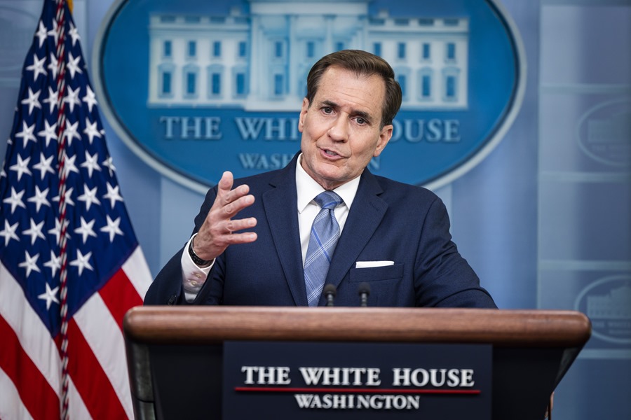 El portavoz del Consejo de Seguridad Nacional de la Casa Blanca, John Kirby. EFE/EPA/JIM LO SCALZO