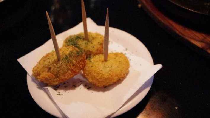 Croquetas de apionabo y jamón