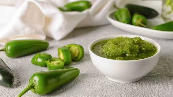 Salsa verde cruda