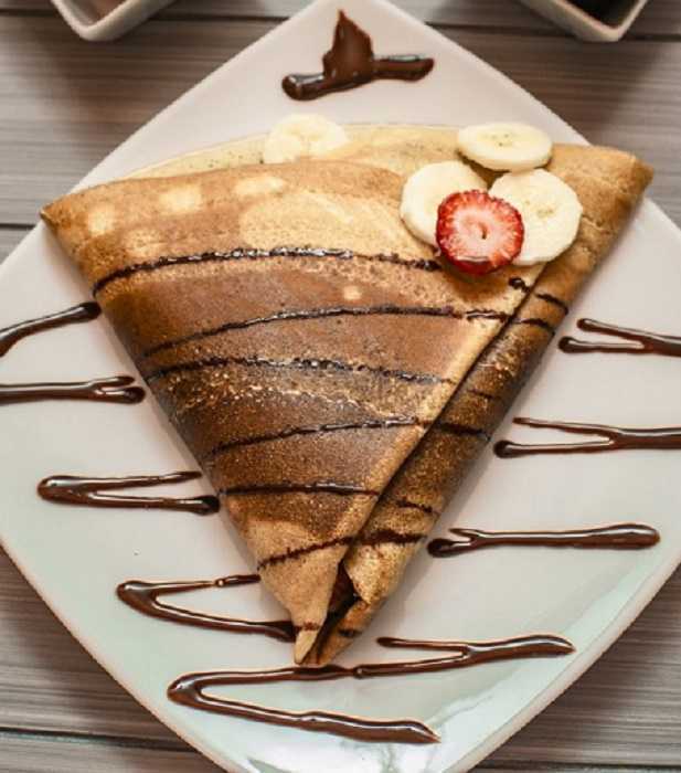 Crepas de crema de avellana y queso, así se preparan