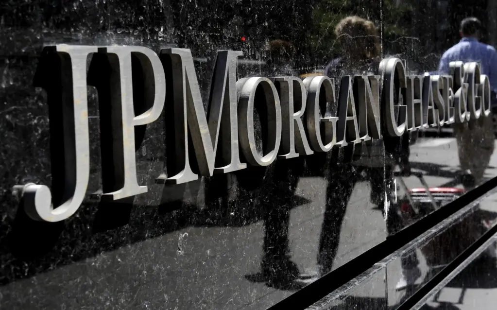 Imagen de archivo del logotipo de JPMorgan Chase. EFE/Justin Lane