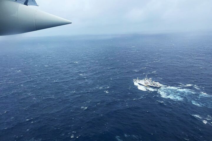 Búsqueda desde el aire del sumergible Titán. EFE/EPA/Petty Officer 1st Class Amber Howie