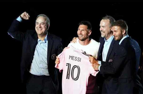 David Beckham y Jorge Mas