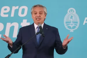 Foto de archivo del presidente de Argentina, Alberto Fernández. EFE/ Juan Ignacio Roncoroni