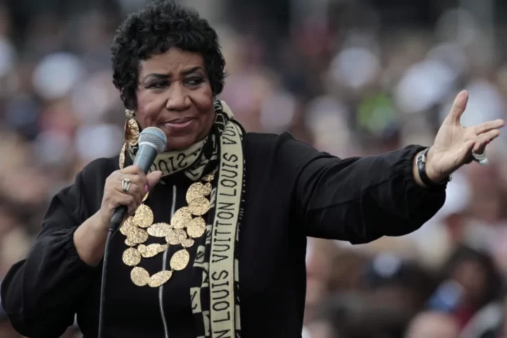La fallecida cantante estadounidense Aretha Franklin, considerada como la Reina del Soul, en una fotografía de archivo. EFE/Jeff Kowalsky