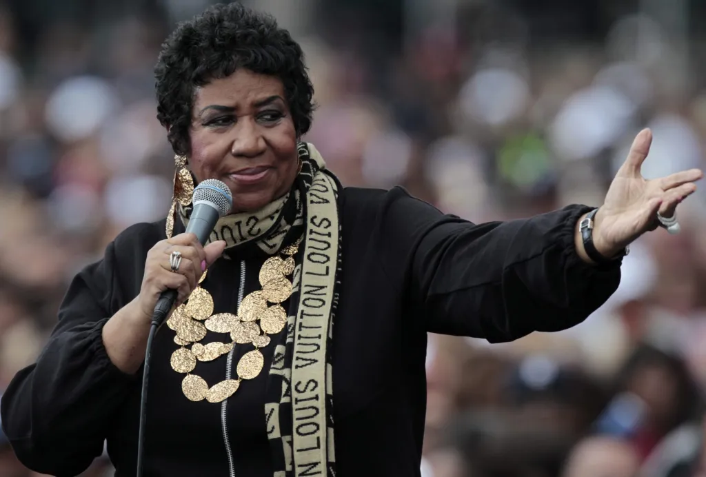 La fallecida cantante estadounidense Aretha Franklin, considerada como la Reina del Soul, en una fotografía de archivo. EFE/Jeff Kowalsky