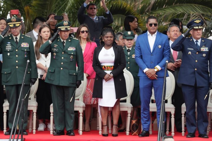 La vicepresidente de Colombia Francia Márquez asiste a los actos de conmemoración de los 213 años de la independencia de Colombia en Bogotá (Colombia). EFE/ Carlos Ortega