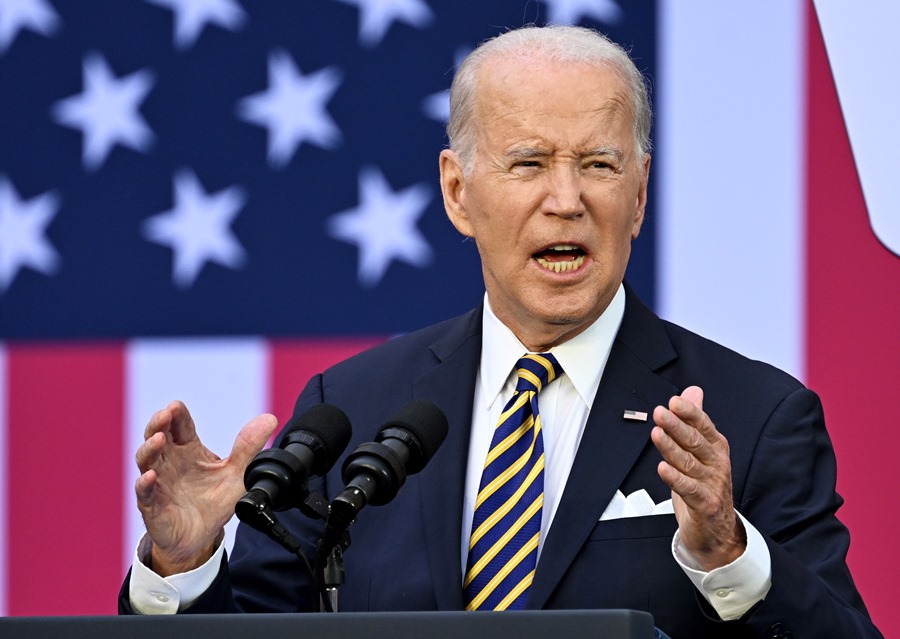 Joe Biden, presidente de Estados Unidos. EFE/EPA/FILIP SINGER